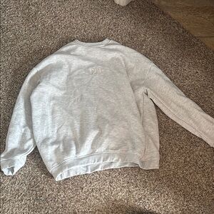 Gray PLT Crewneck Sweater